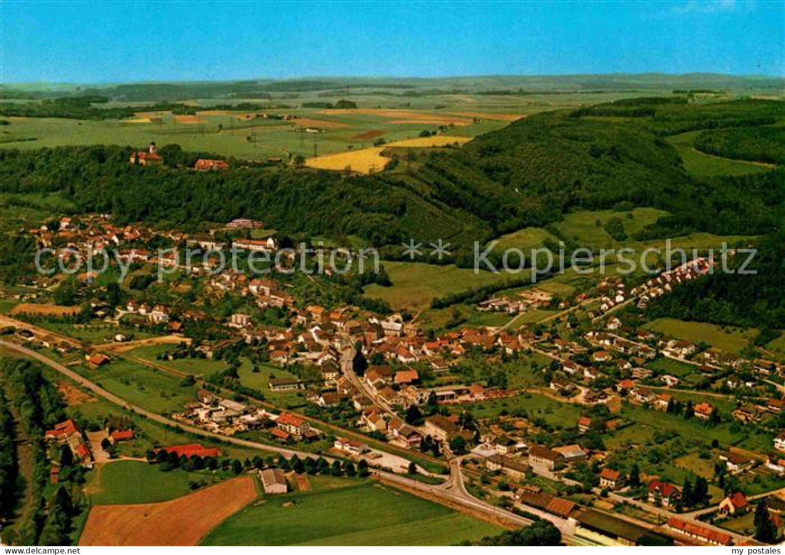 72798810 Stuehlingen An Der Deutsch Schweizerischen Grenze Fliegeraufnahme Stueh - Autres & Non Classés