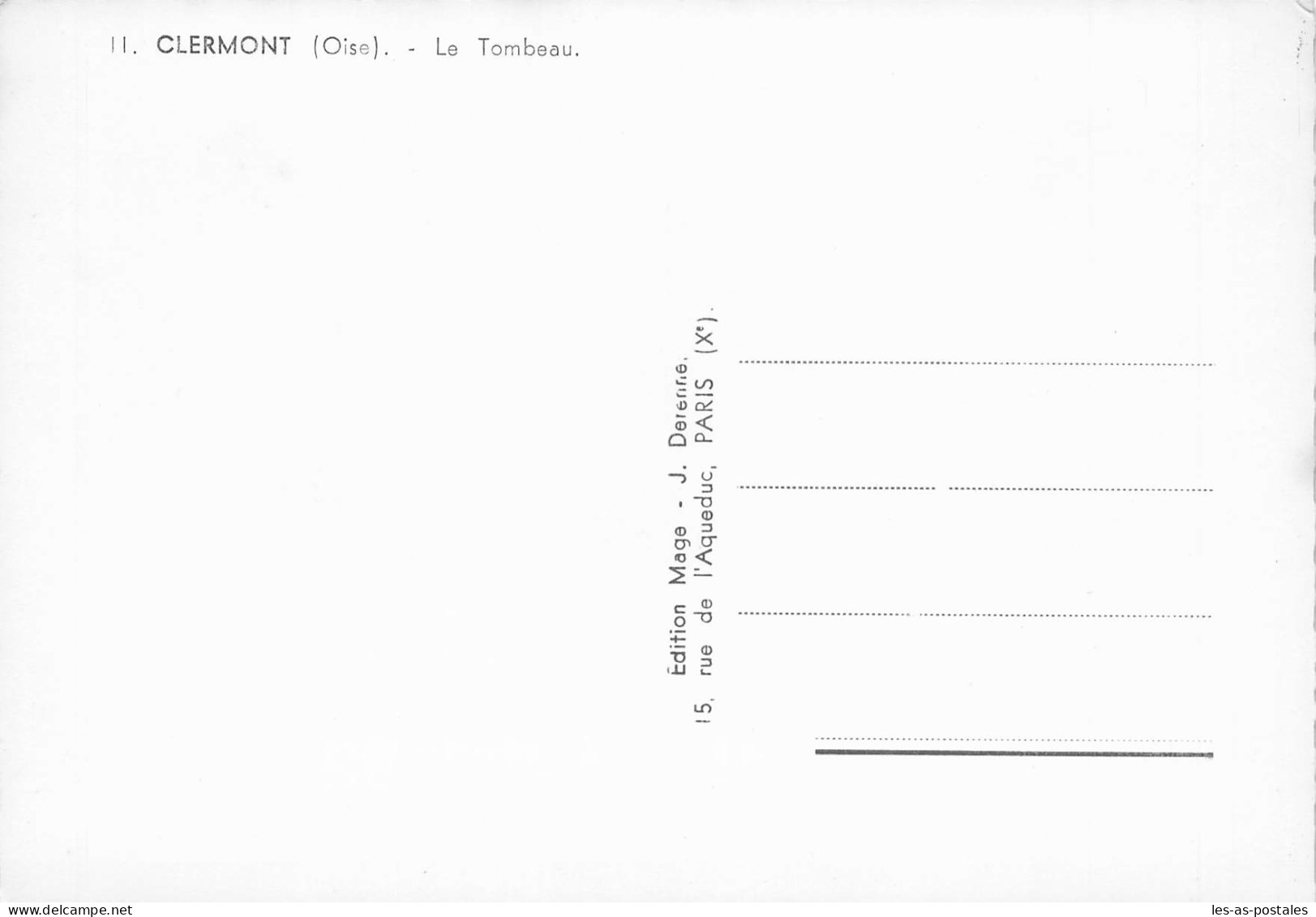 60 CLERMONT LE TOMBEAU - Clermont