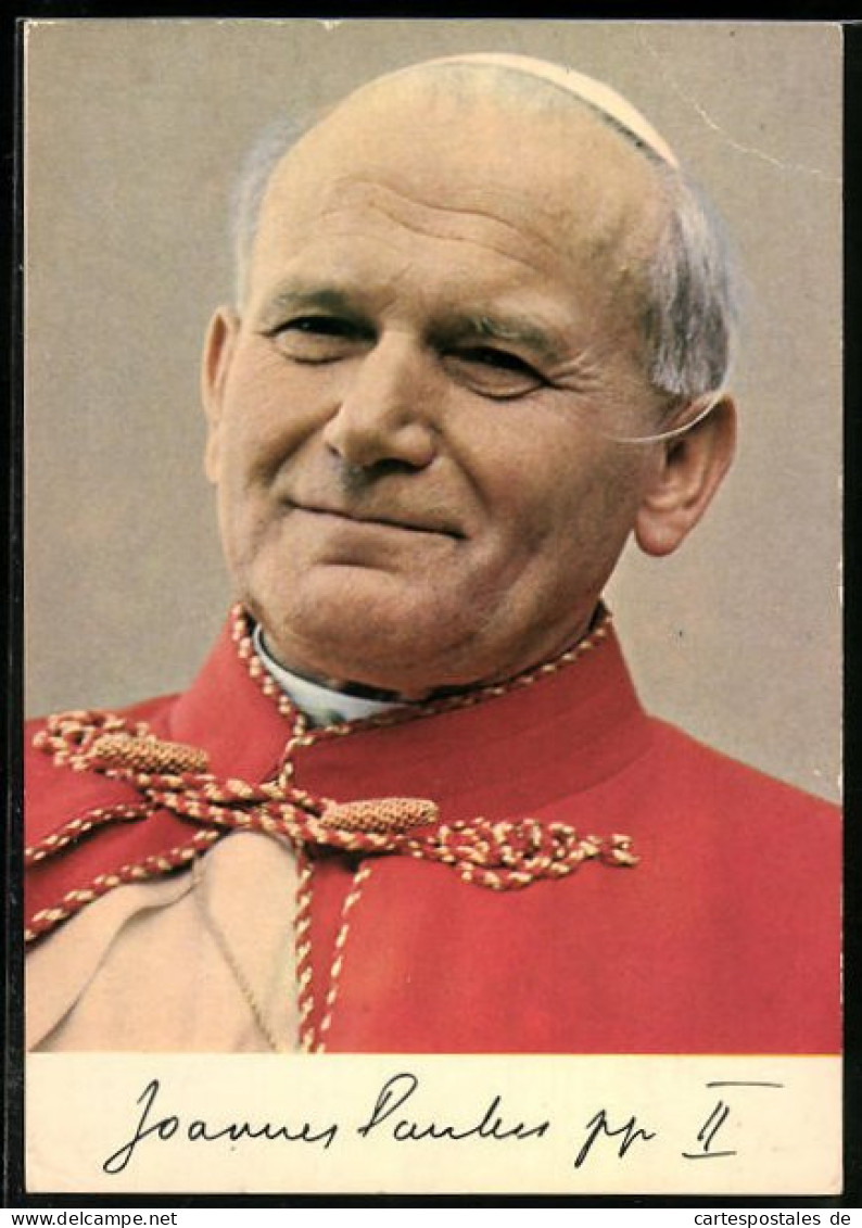 AK Porträt Von Papst Johannes Paul II.  - Popes