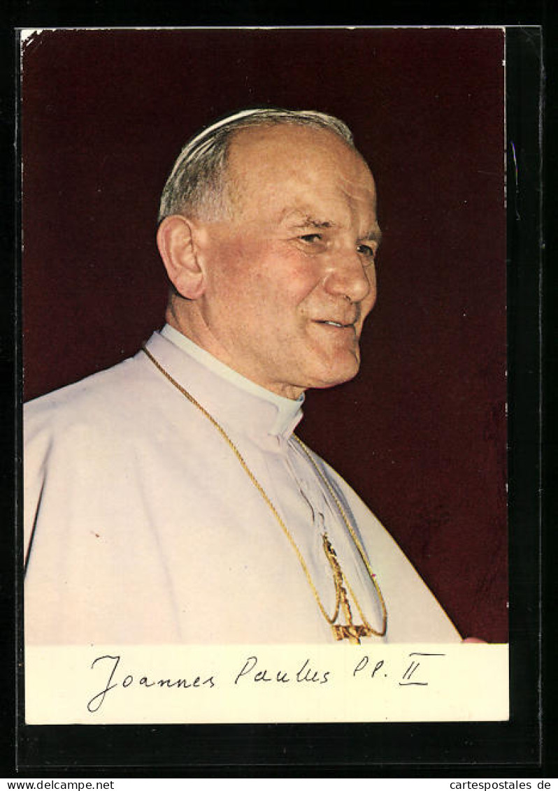 AK Papst Johannes Paul II. Im Portrait  - Päpste