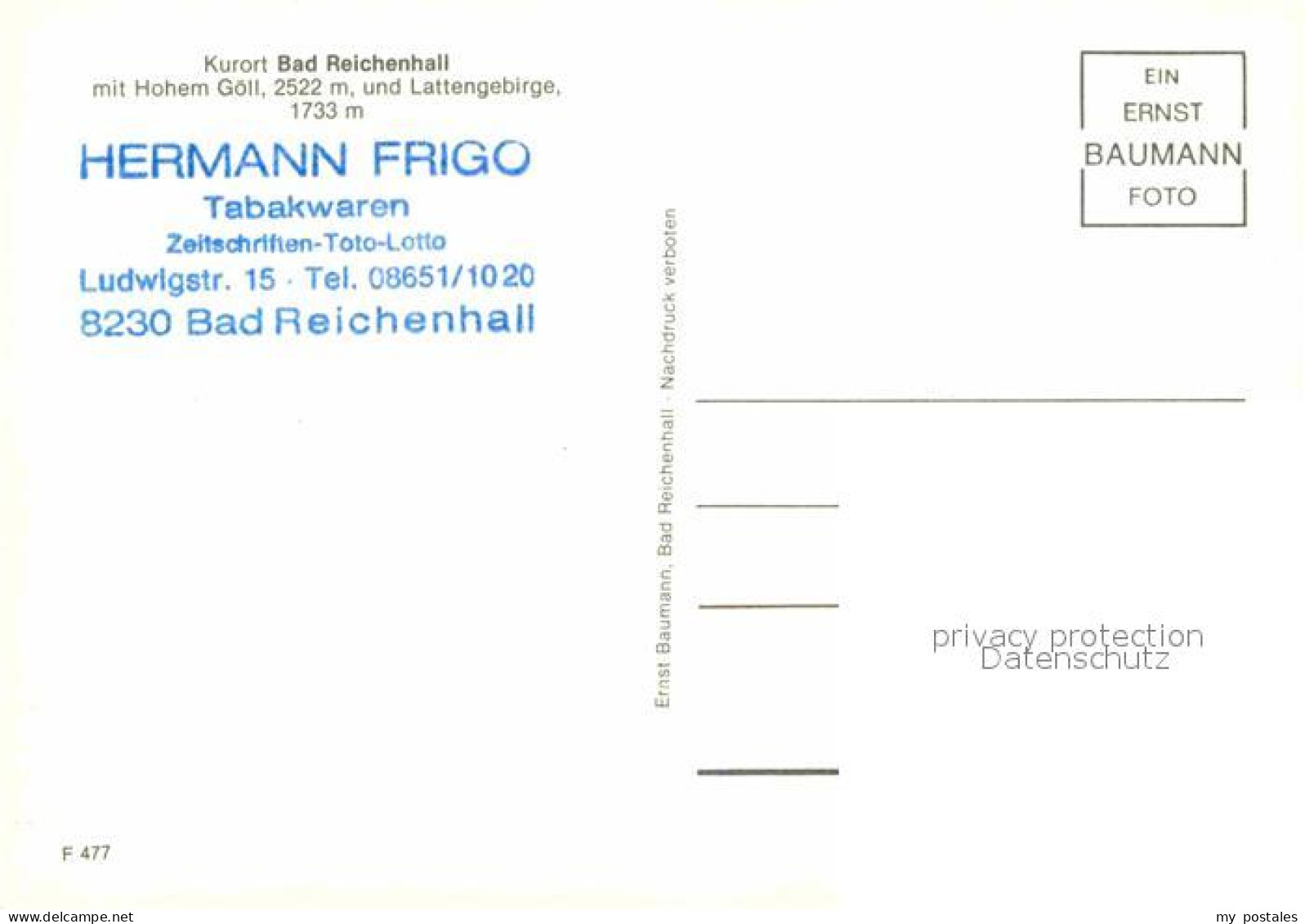 72798759 Bad Reichenhall Gesamtansicht Kurort Mit Hohem Goell Und Lattengebirge  - Bad Reichenhall