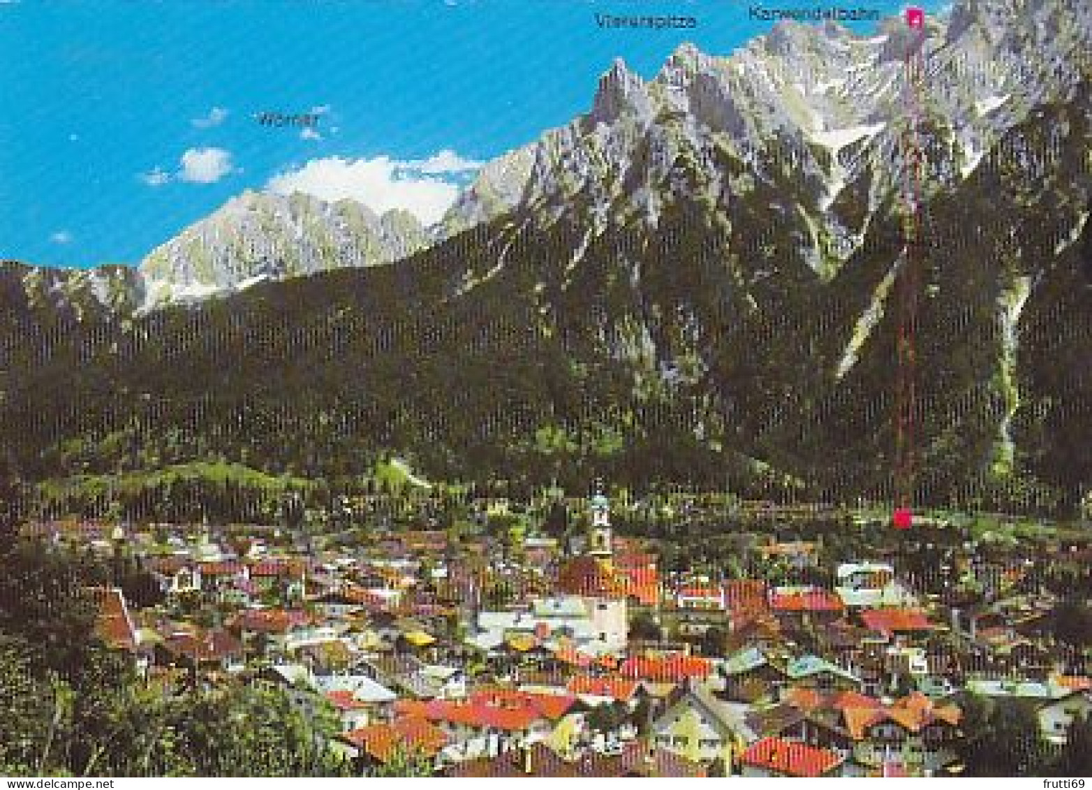 AK 211541 GERMANY - Mittenwald Gegen Karwendelgebirge - Mittenwald