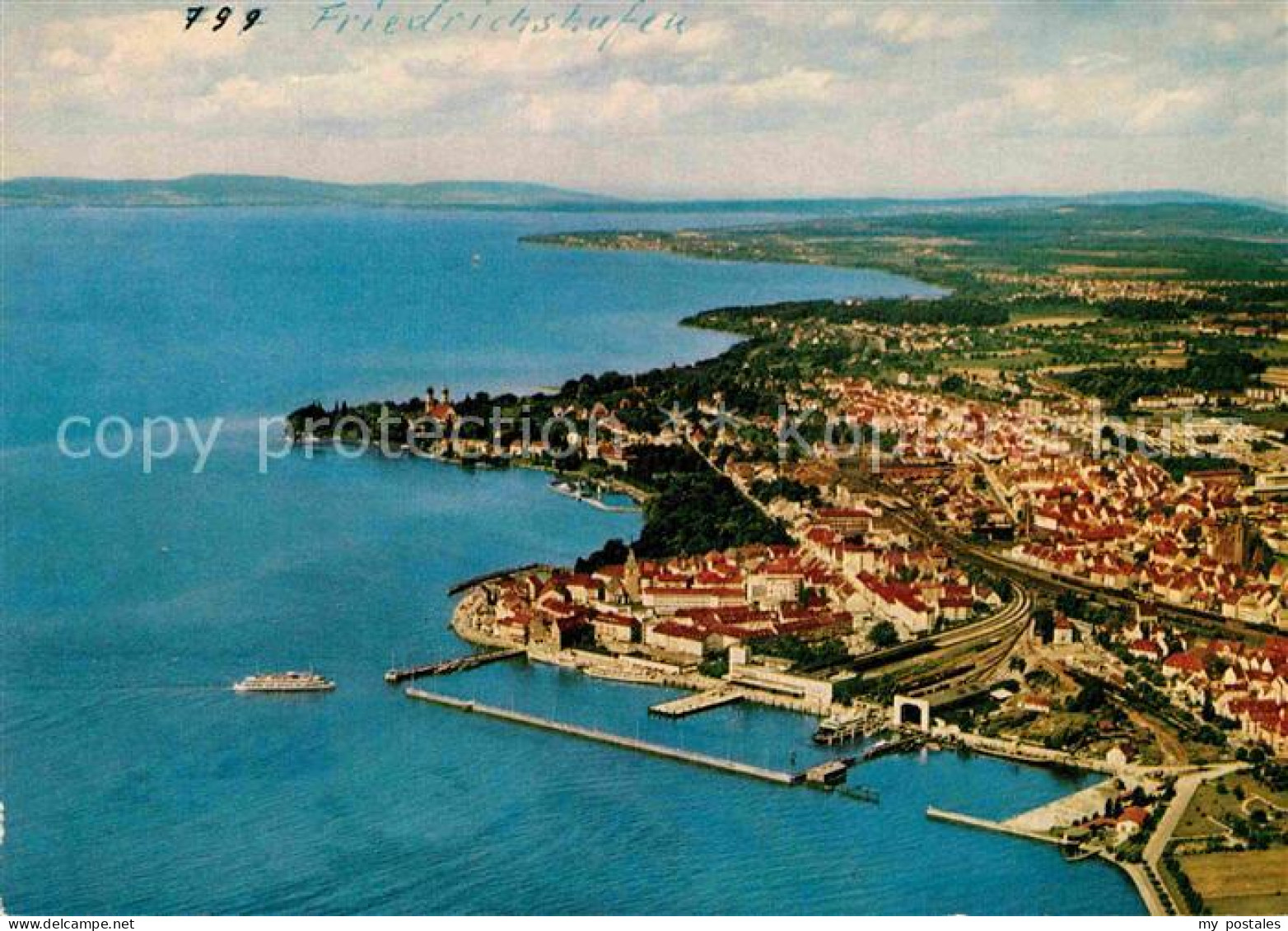 72798736 Friedrichshafen Bodensee Hafen Fliegeraufnahme Friedrichshafen - Friedrichshafen