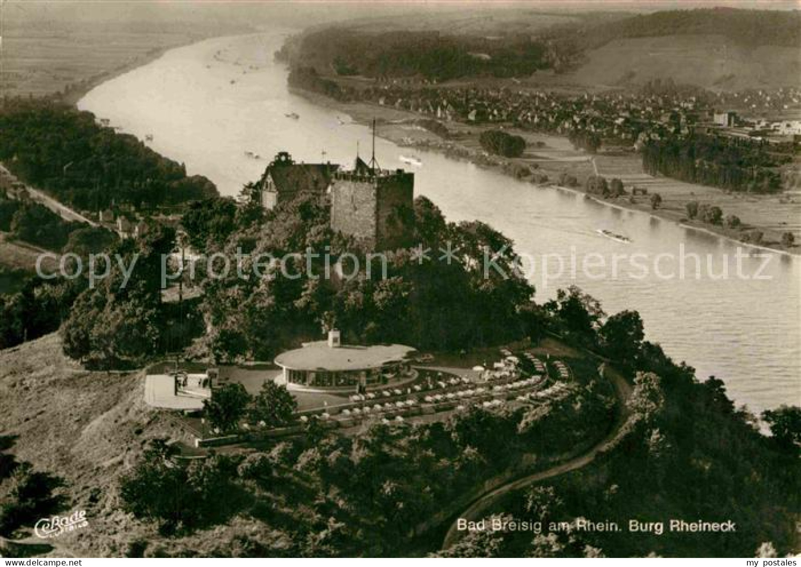 72798162 Bad Breisig Fliegeraufnahme Burg Rheineck Bad Breisig - Bad Breisig