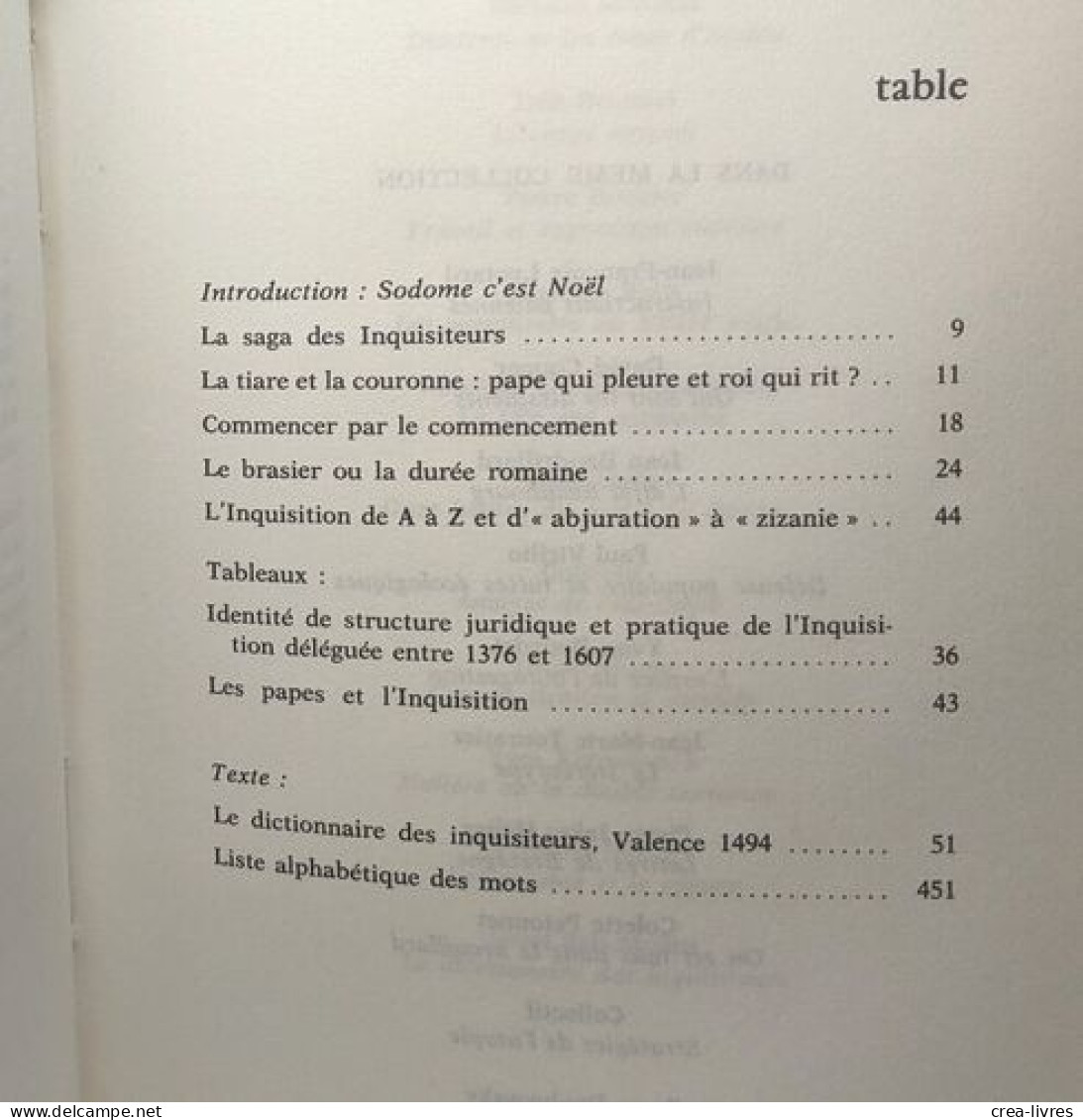 Le Dictionnaire Des Inquisiteurs: Valence 1494 - History