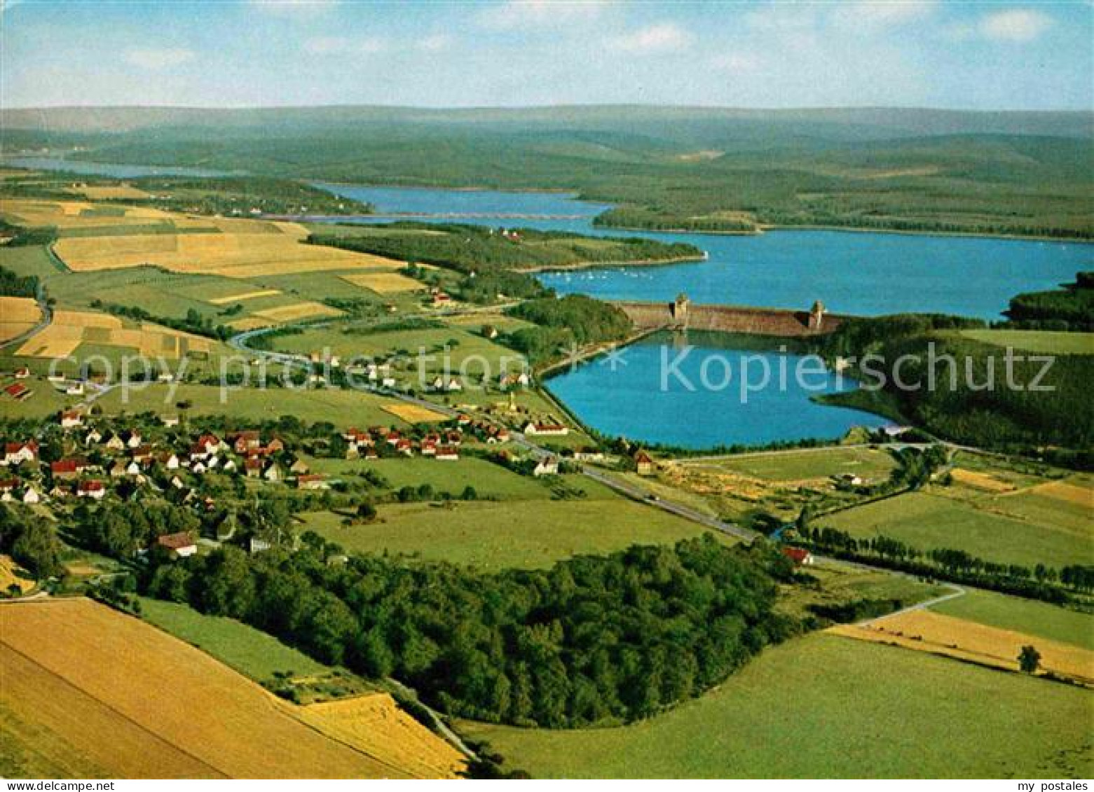 72797906 Moehnesee Staumauer Luftaufnahme Moehnesee - Andere & Zonder Classificatie