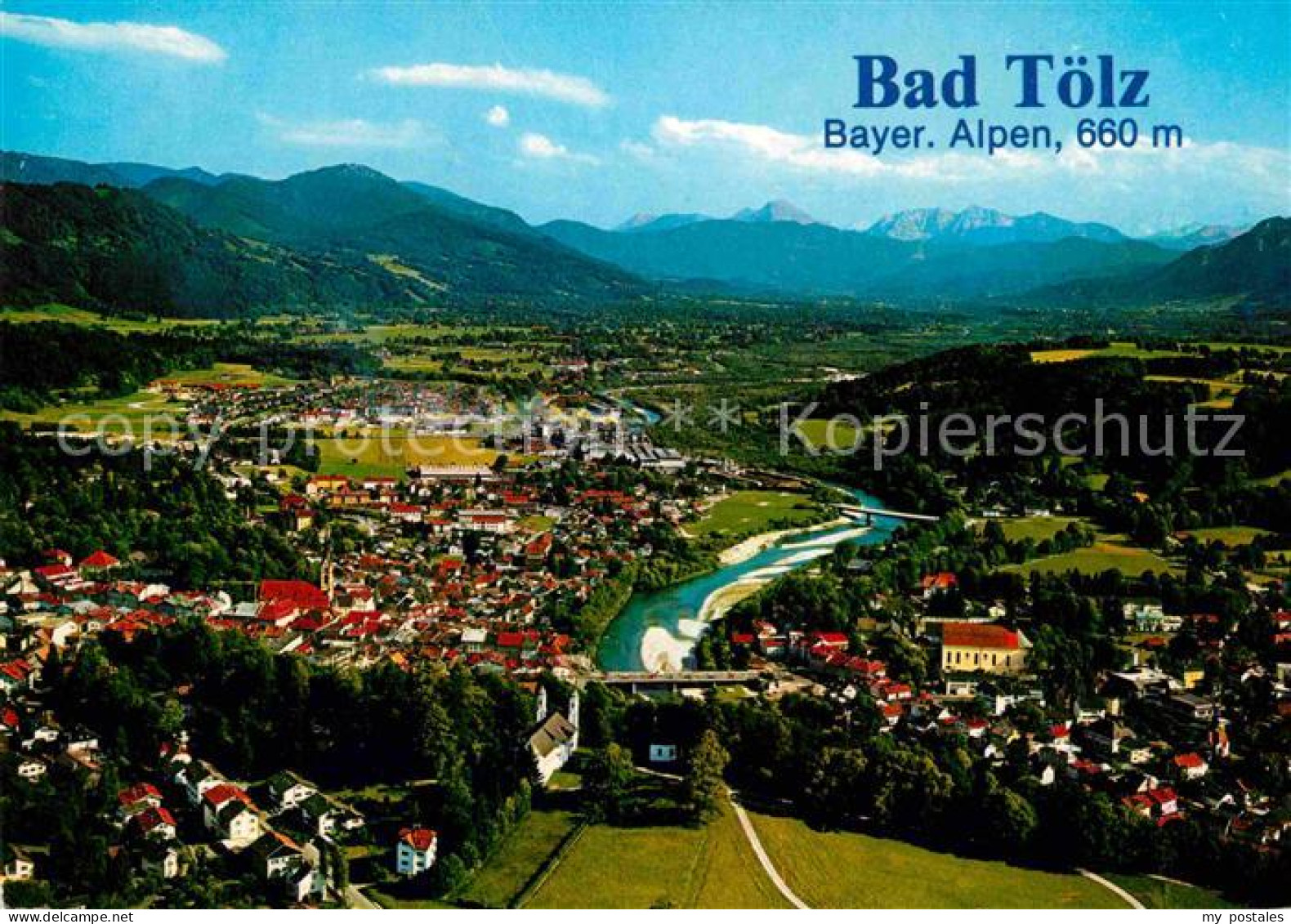 72797753 Bad Toelz Heilklimatischer Kurort Blick Ueber Den Kalvarienberg Isartal - Bad Toelz