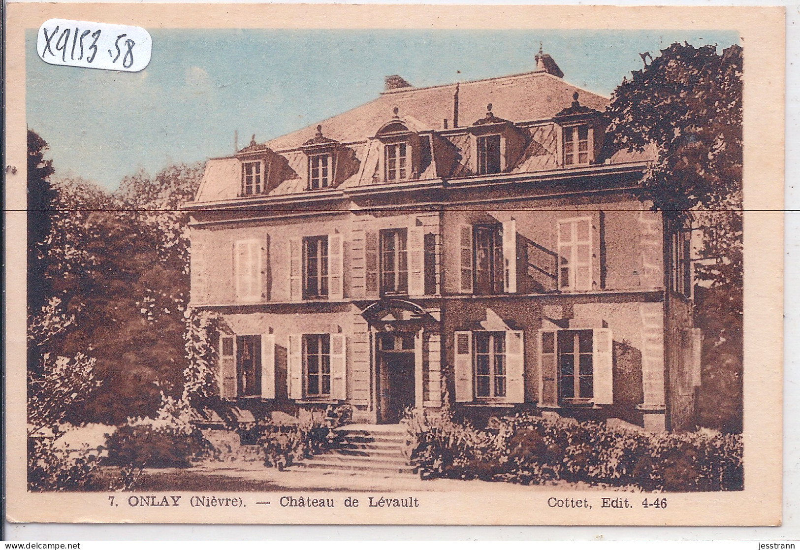 ONLAY- CHATEAU DE LEVAULT - Autres & Non Classés