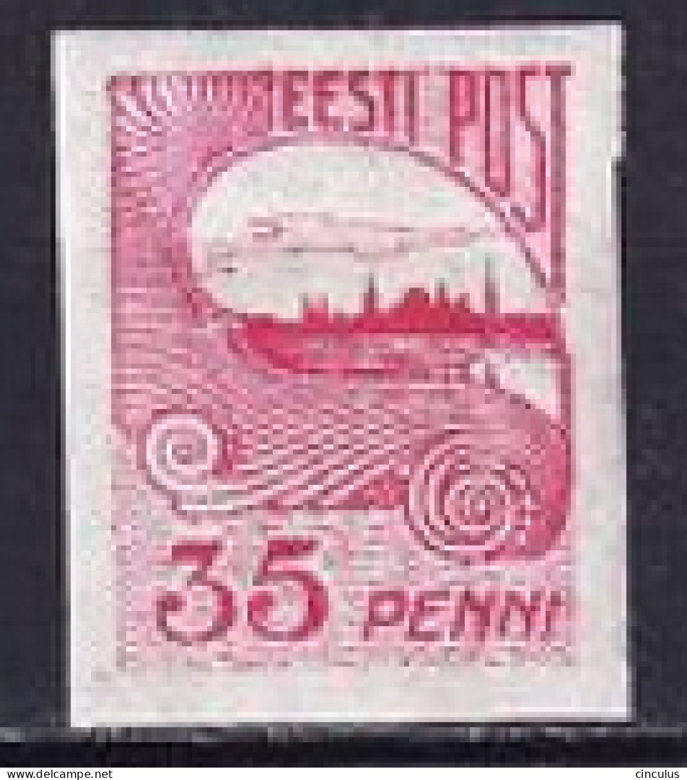 1920. Estonia. Tallinn Skyline. 35 P. MH. Mi. Nr.16 - Estonia