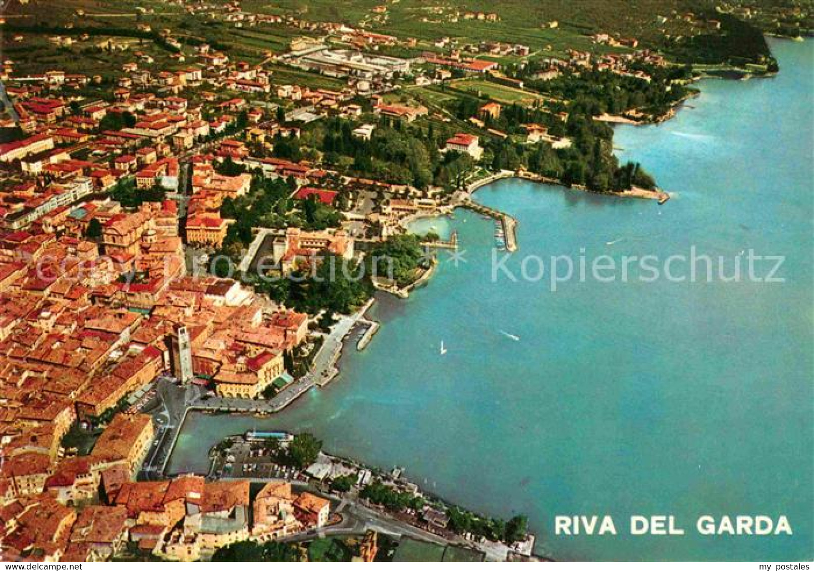 72797713 Riva Del Garda Hafen Gardasee Fliegeraufnahme Firenze - Other & Unclassified