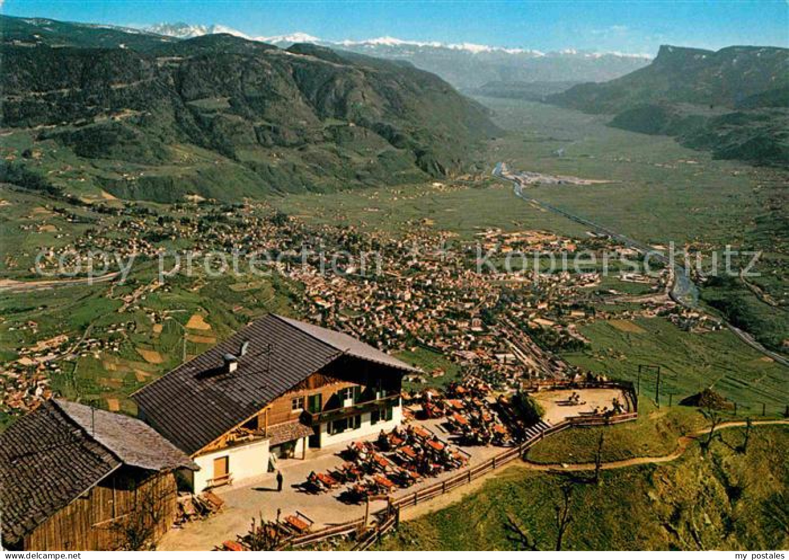 72797710 Dorf Tirol Hochmut Texelgruppe Blick Nach Meran Und Etschtal Gegen Boze - Other & Unclassified
