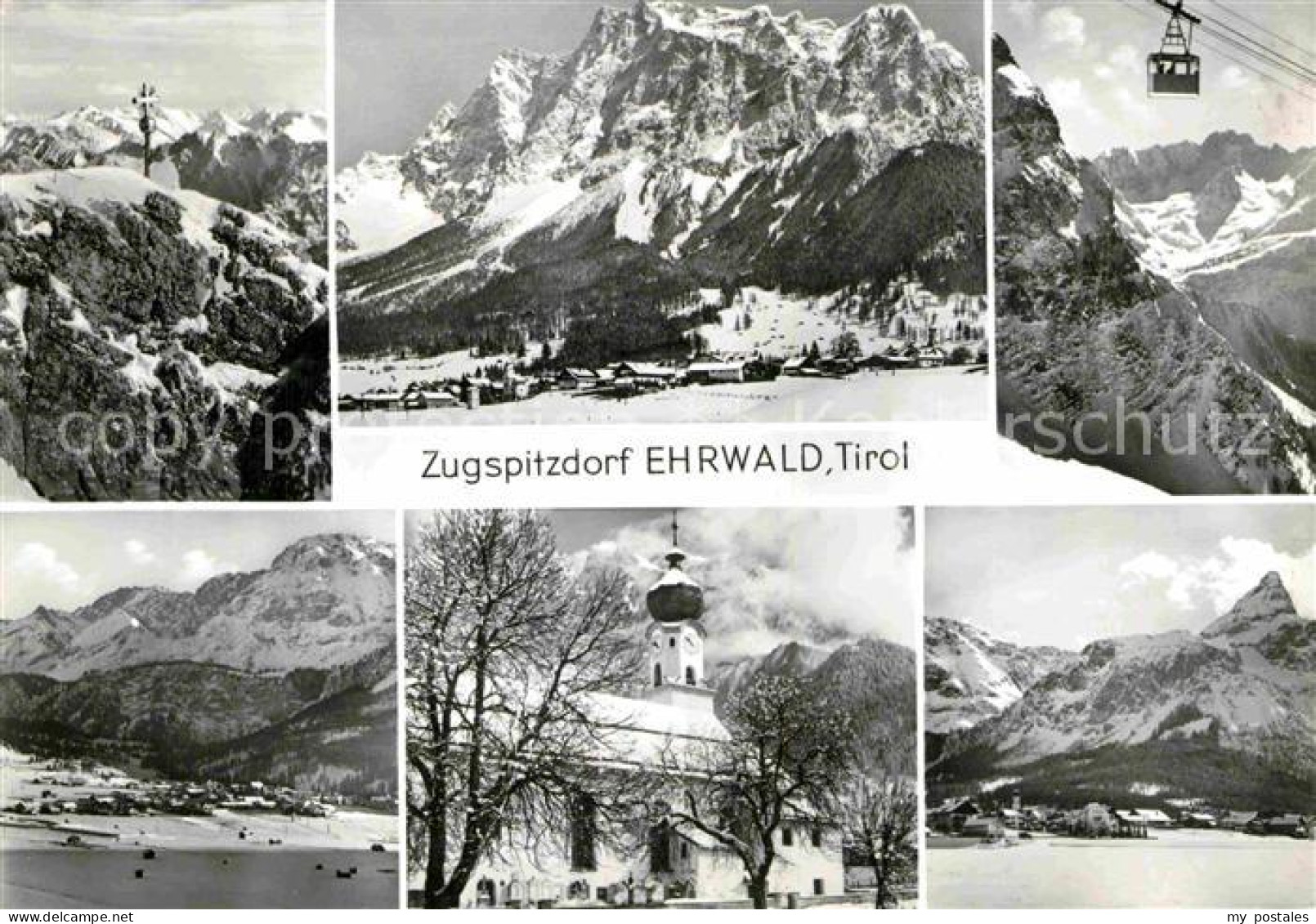 72797276 Ehrwald Tirol Kirche Seilbahn Panorama Gipfelkreuz Ehrwald - Sonstige & Ohne Zuordnung