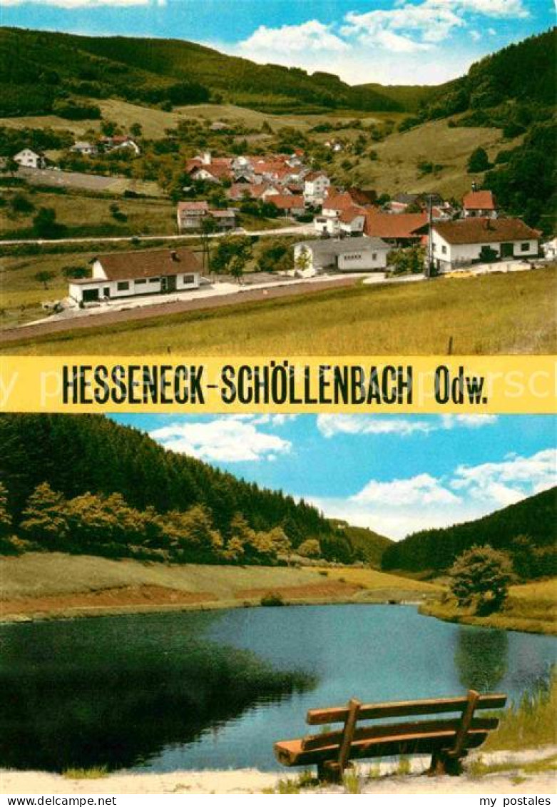 72797122 Hesseneck Schoellenbach Seepartie Hesseneck - Sonstige & Ohne Zuordnung