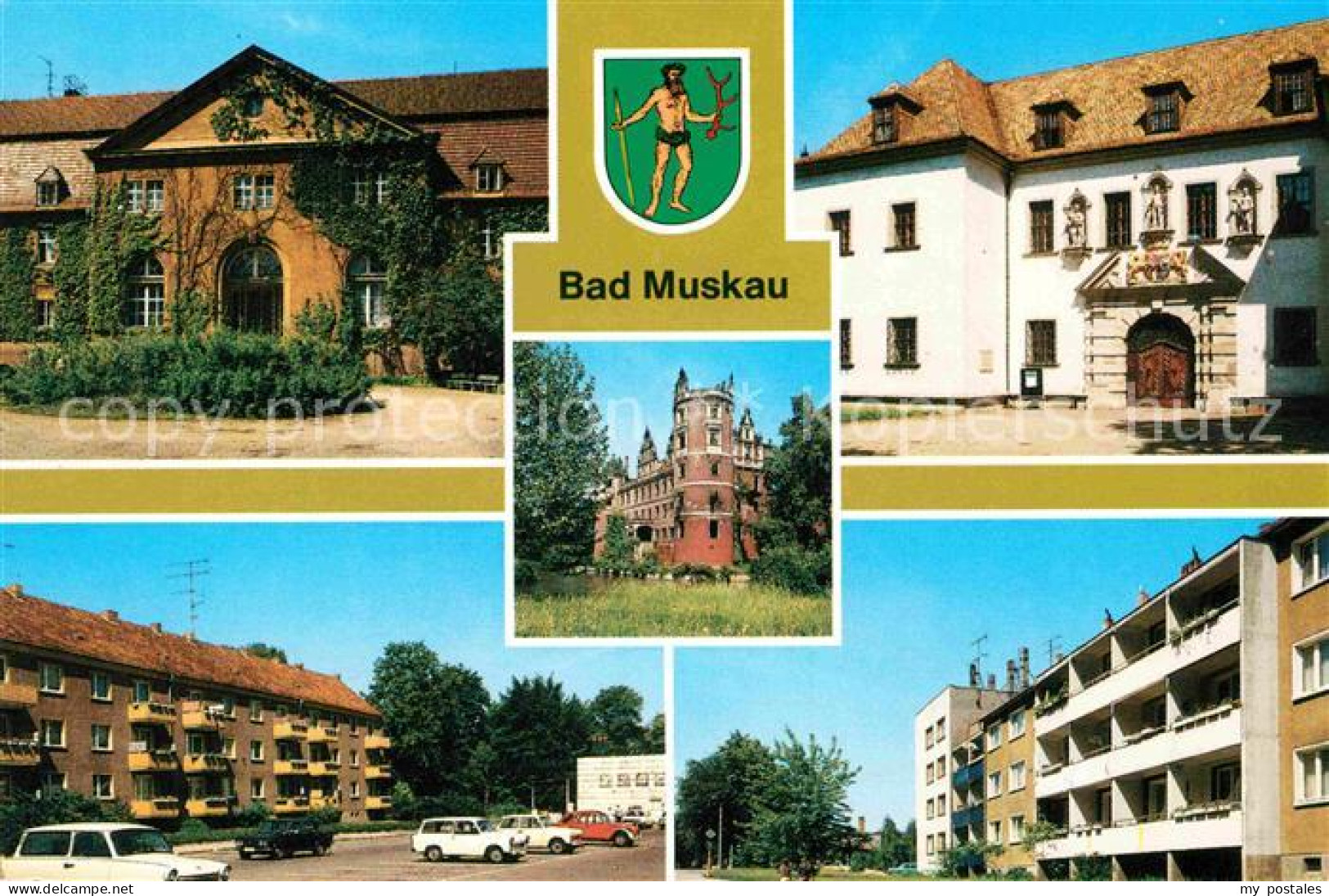 72797062 Bad Muskau Oberlausitz Moorbas Schloss Und Schlossruine  Bad Muskau - Bad Muskau