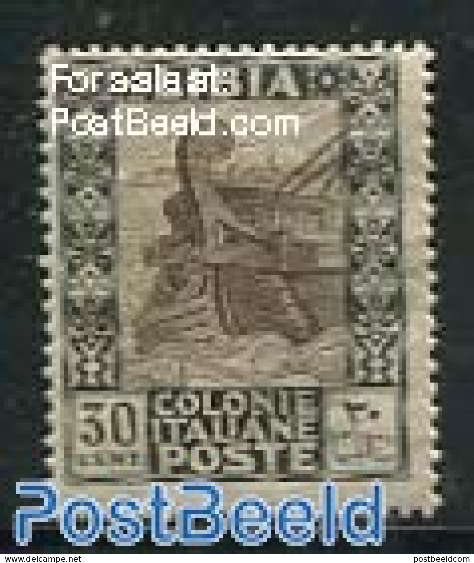 Italian Lybia 1921 30c, Stamp Out Of Set, Mint NH, Transport - Ships And Boats - Schiffe