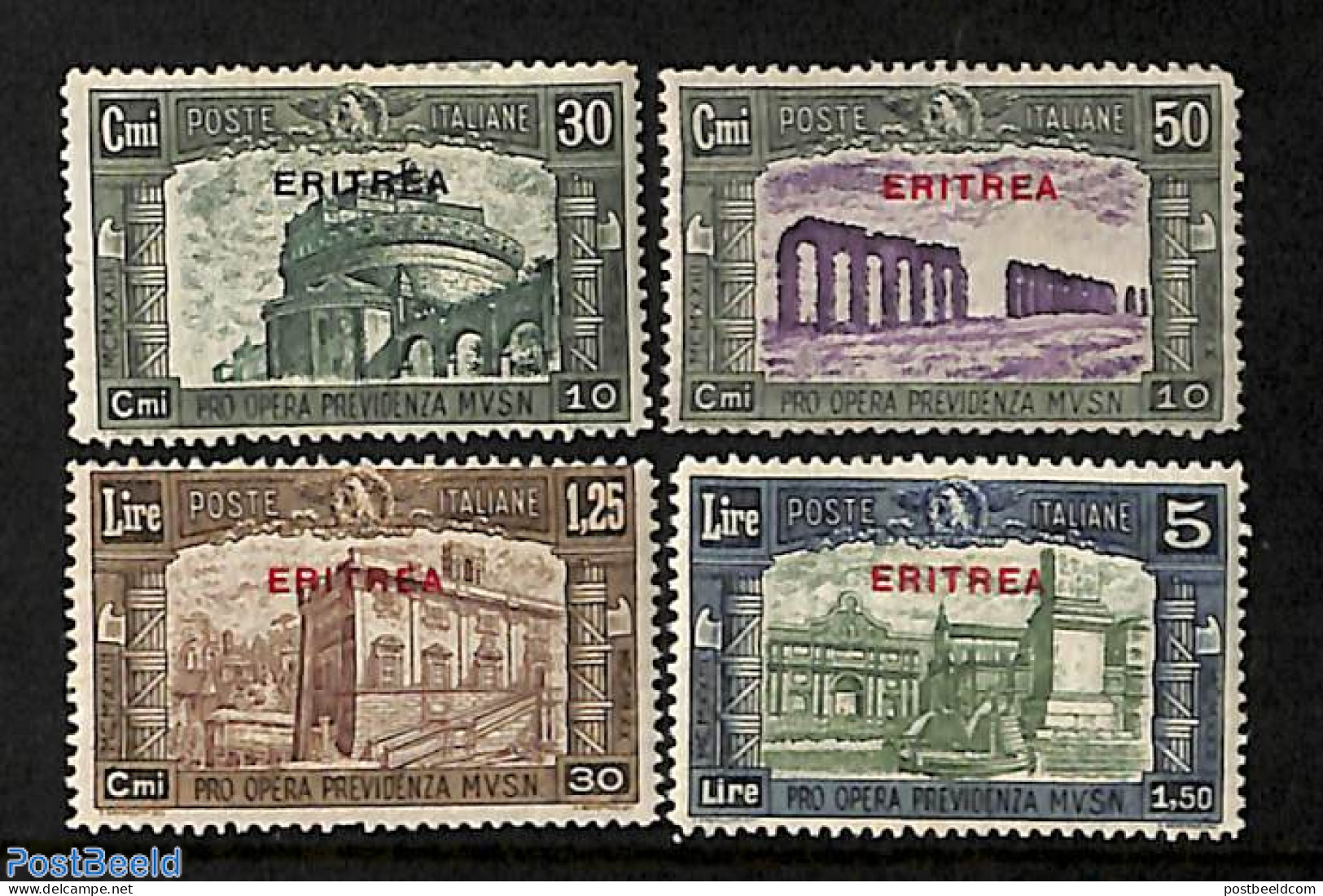 Eritrea 1930 National Militia 4v, Mint NH - Eritrea