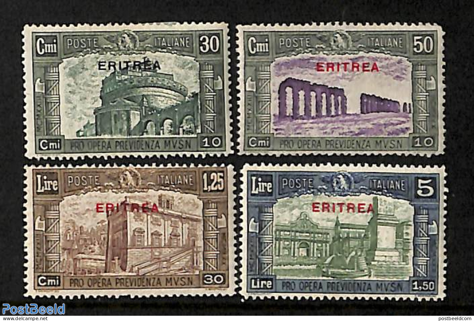 Eritrea 1930 National Militia 4v, Mint NH - Erythrée