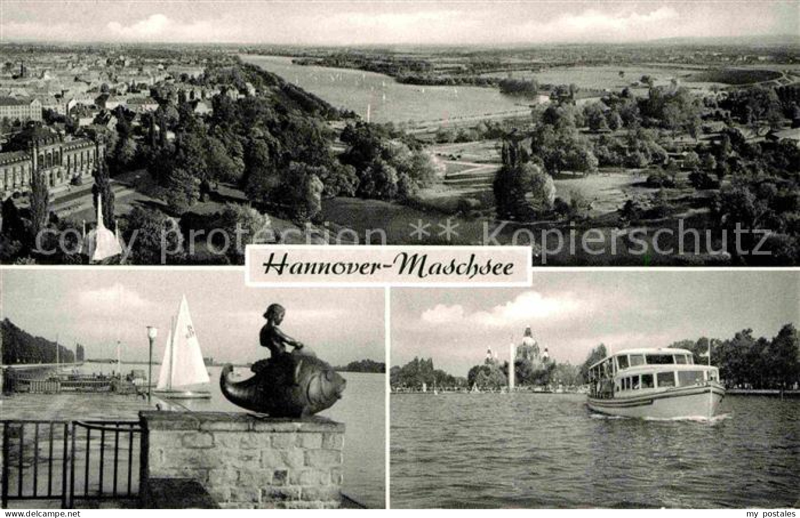 72796981 Hannover Maschsee Fliegeraufnahme Hannover - Hannover