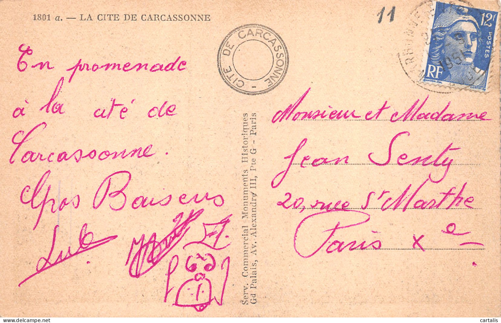 11-CARCASSONNE-N°4176-B/0077 - Carcassonne