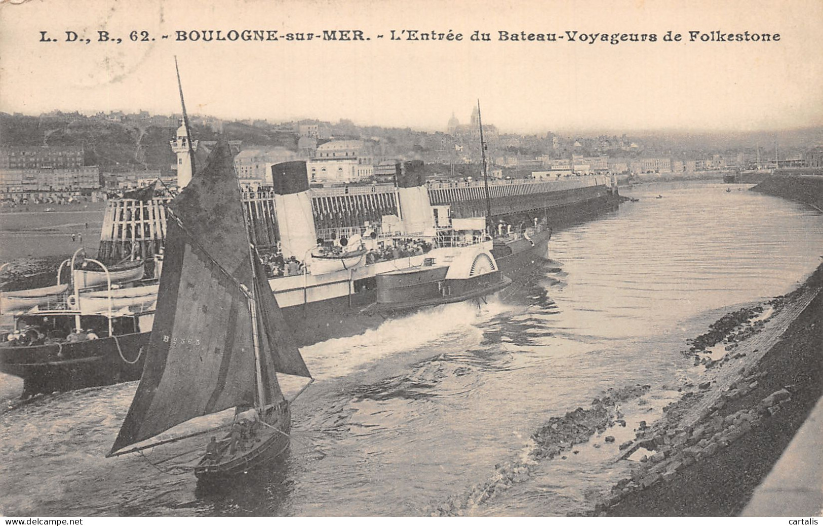62-BOULOGNE SUR MER-N°4176-B/0057 - Boulogne Sur Mer