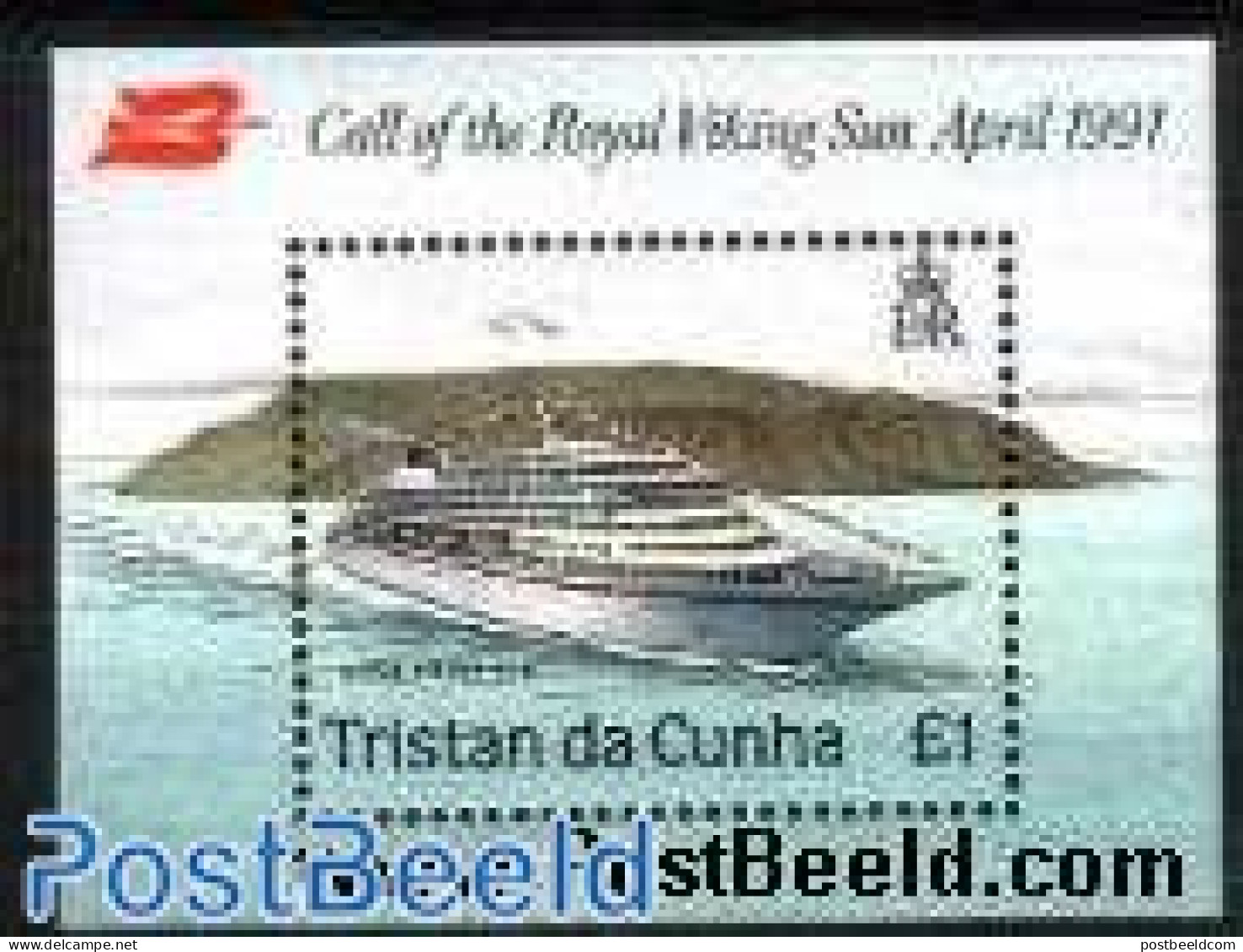 Tristan Da Cunha 1991 Royal Viking Sun S/s, Mint NH, Transport - Ships And Boats - Ships