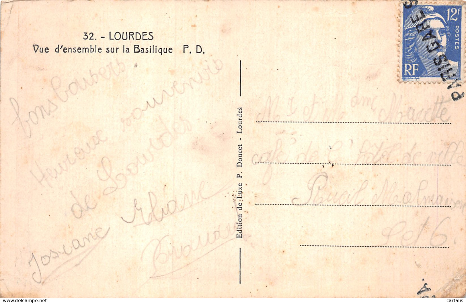 65-LOURDES-N°4176-A/0107 - Lourdes