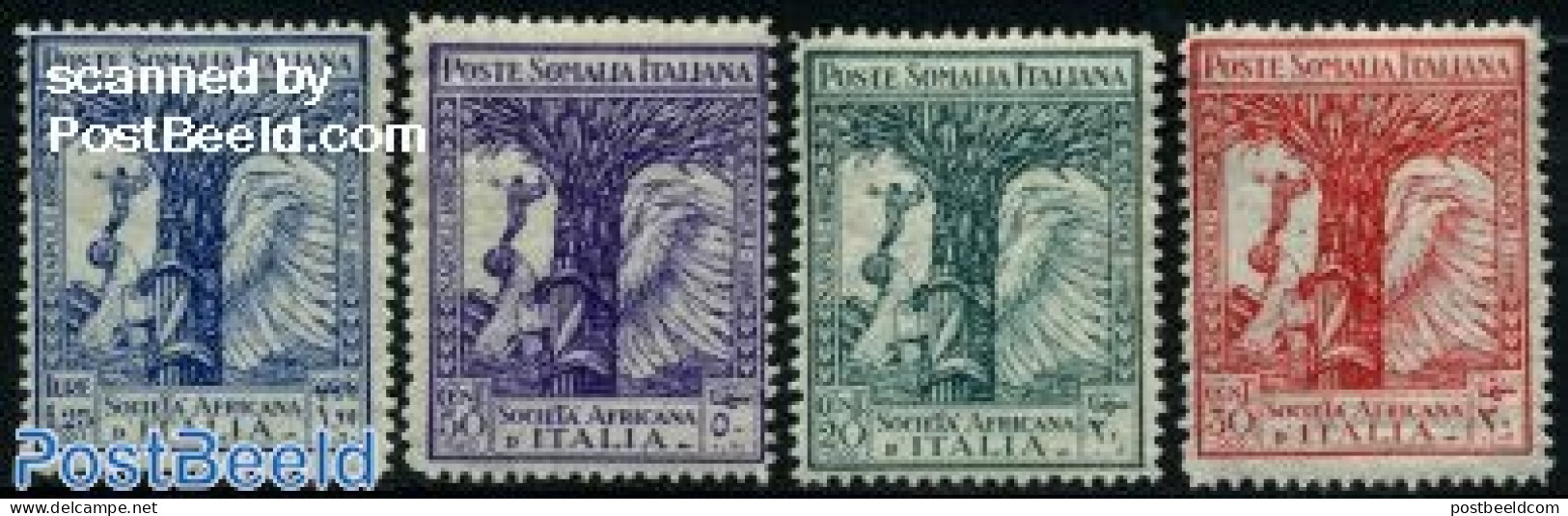 Italian Somalia 1928 Africa Association 4v, Unused (hinged) - Other & Unclassified