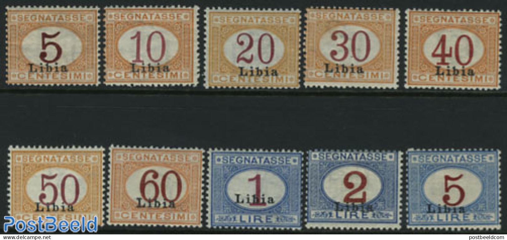 Italian Lybia 1915 Postage Due 10v, Mint NH - Libia