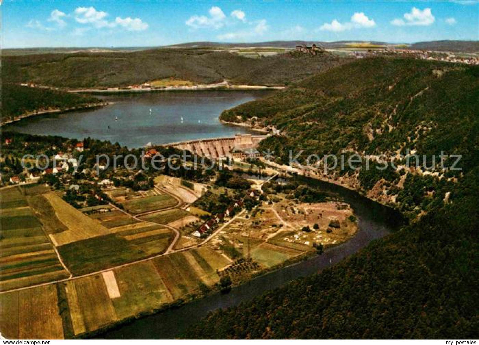 72796869 Edersee Sperrmauer Schloss Waldeck Edertal - Sonstige & Ohne Zuordnung