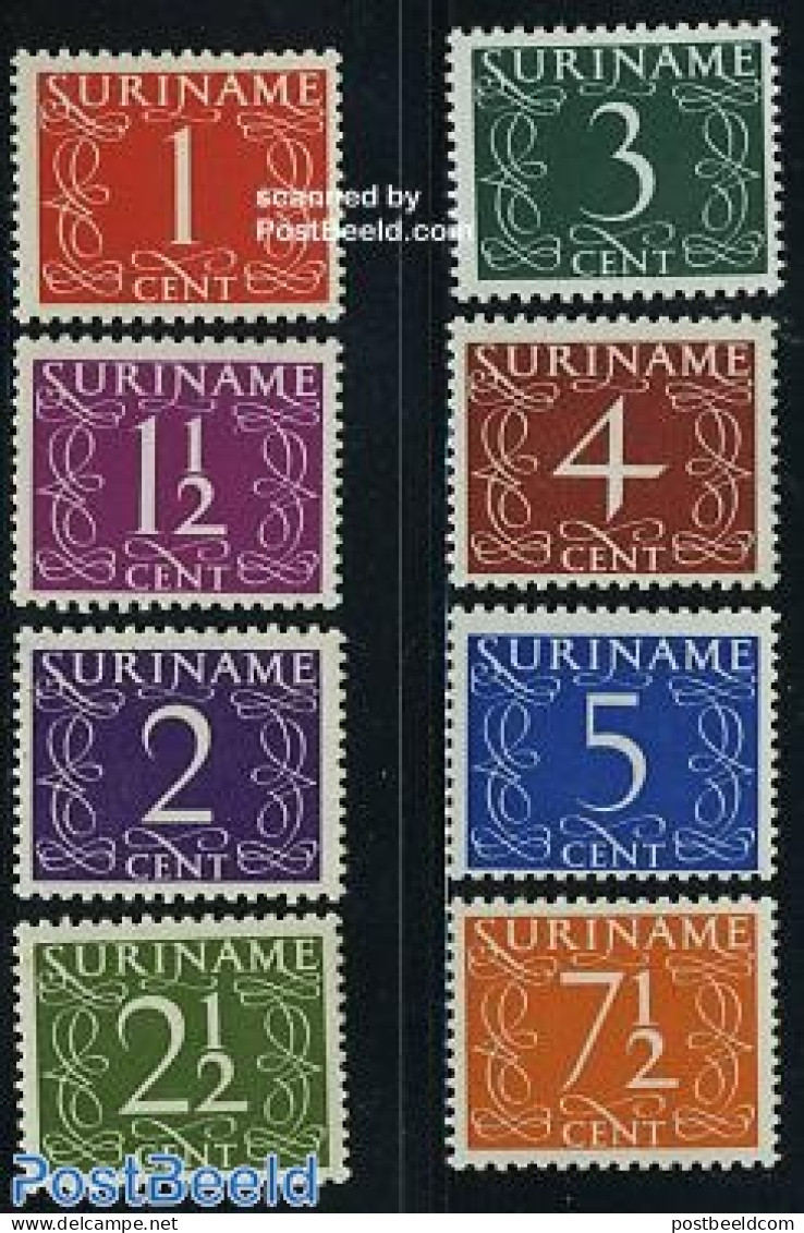 Suriname, Colony 1948 Definitives 8v, Mint NH - Andere & Zonder Classificatie