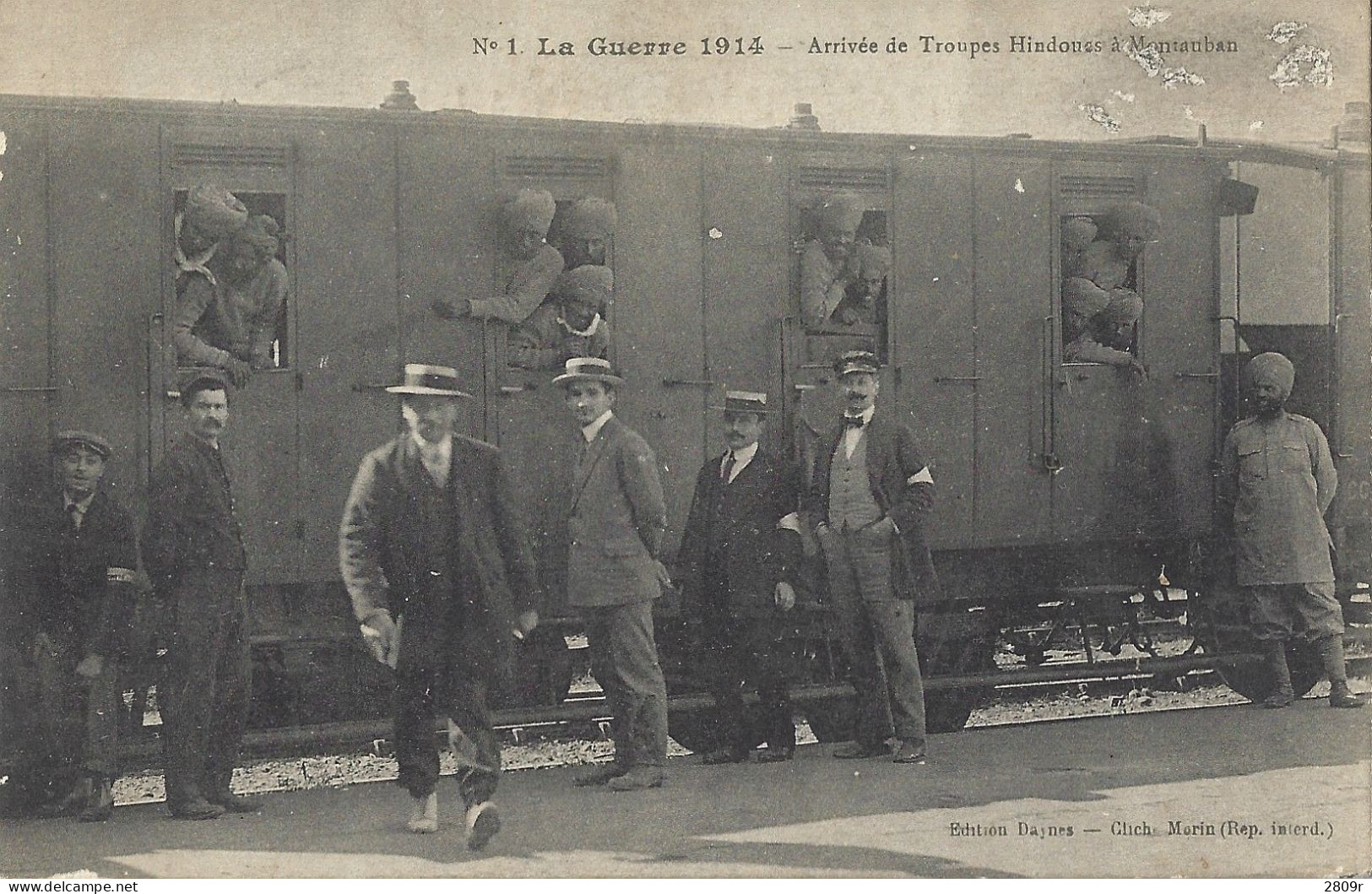 Arrivée Des Troupes Indoux (etat) - Montauban