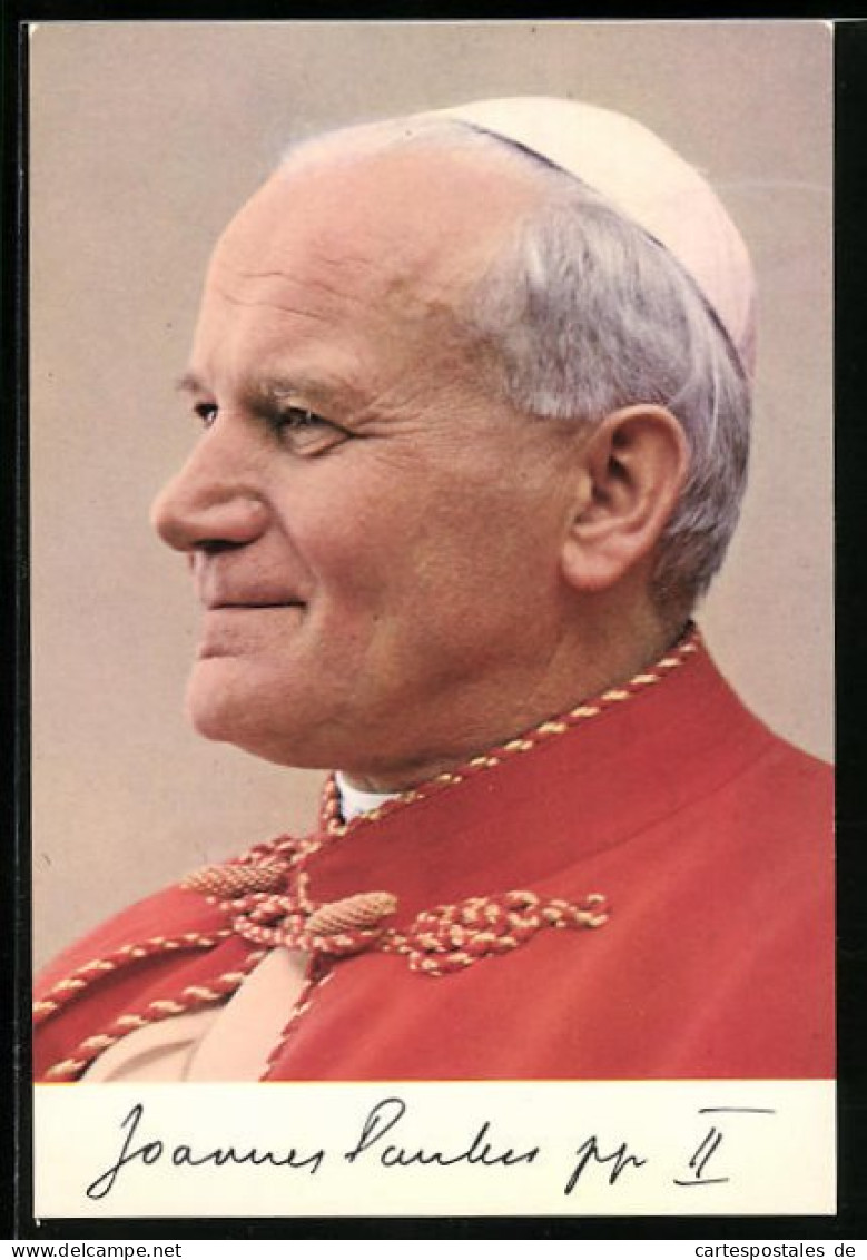 AK Portrait Von Papst Johannes Paul II.  - Päpste