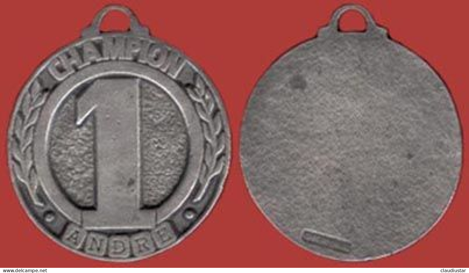 ** MEDAILLE  CHAMPION  -  ANDRE ** - Andere & Zonder Classificatie