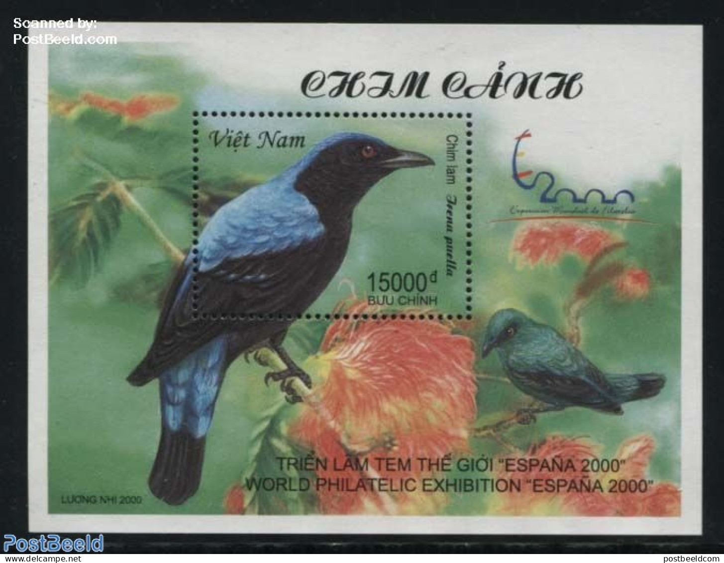 Vietnam 2000 Birds S/s (Chim Lam), Mint NH, Nature - Birds - Other & Unclassified