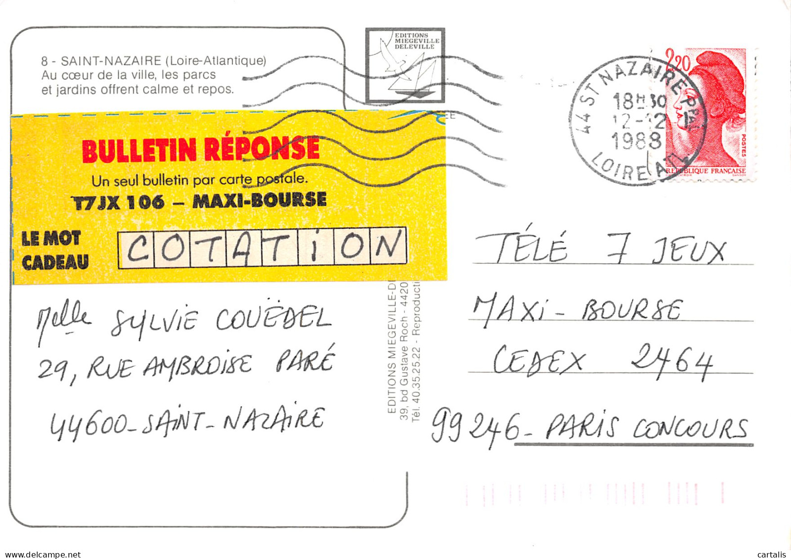 44-SAINT NAZAIRE-N°4177-B/0315 - Saint Nazaire