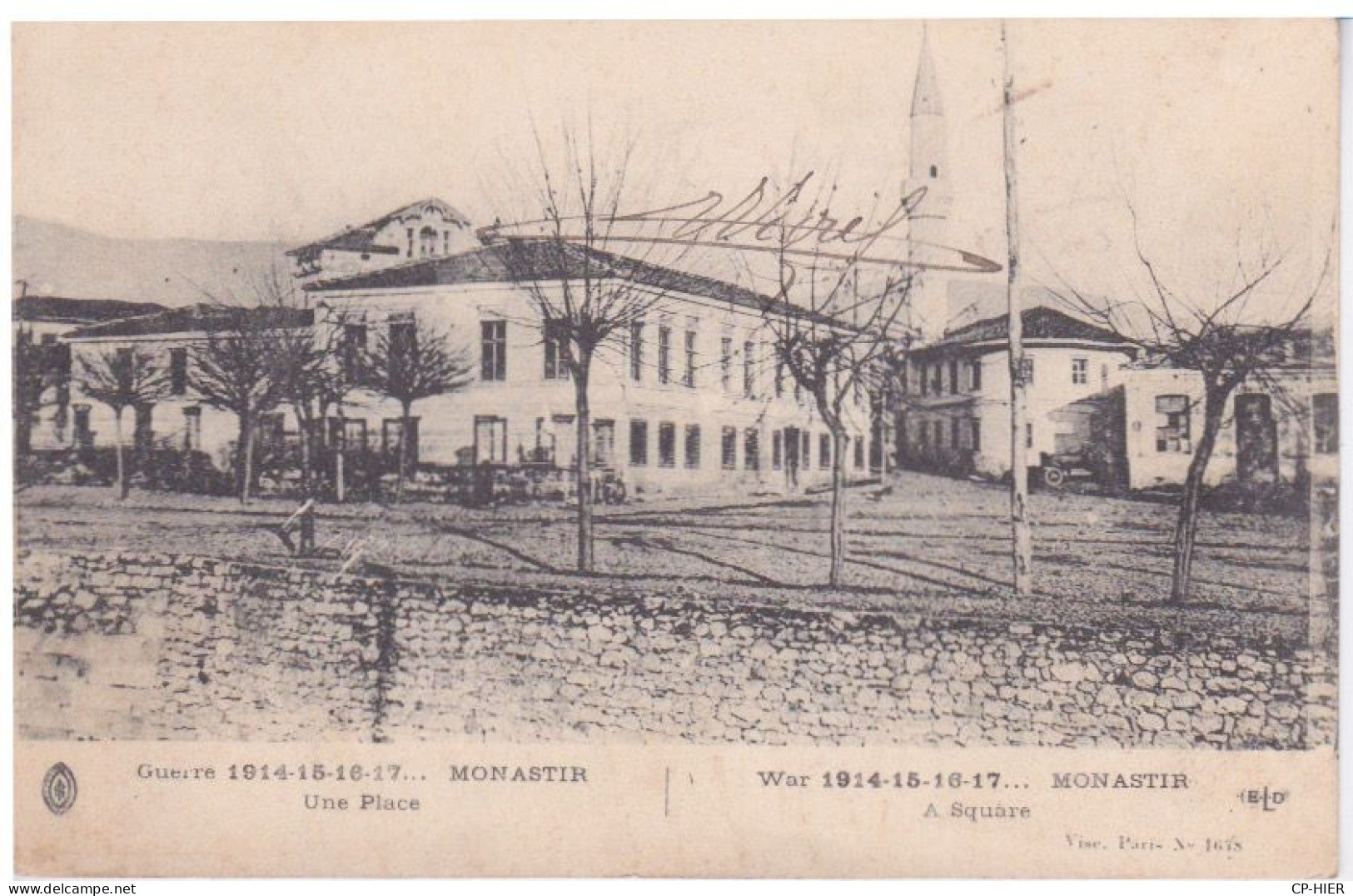 MACEDOINE DU NORD - Macedonia - MONASTIR - GUERRE 1914 18 - LA PLACE - Macédoine Du Nord