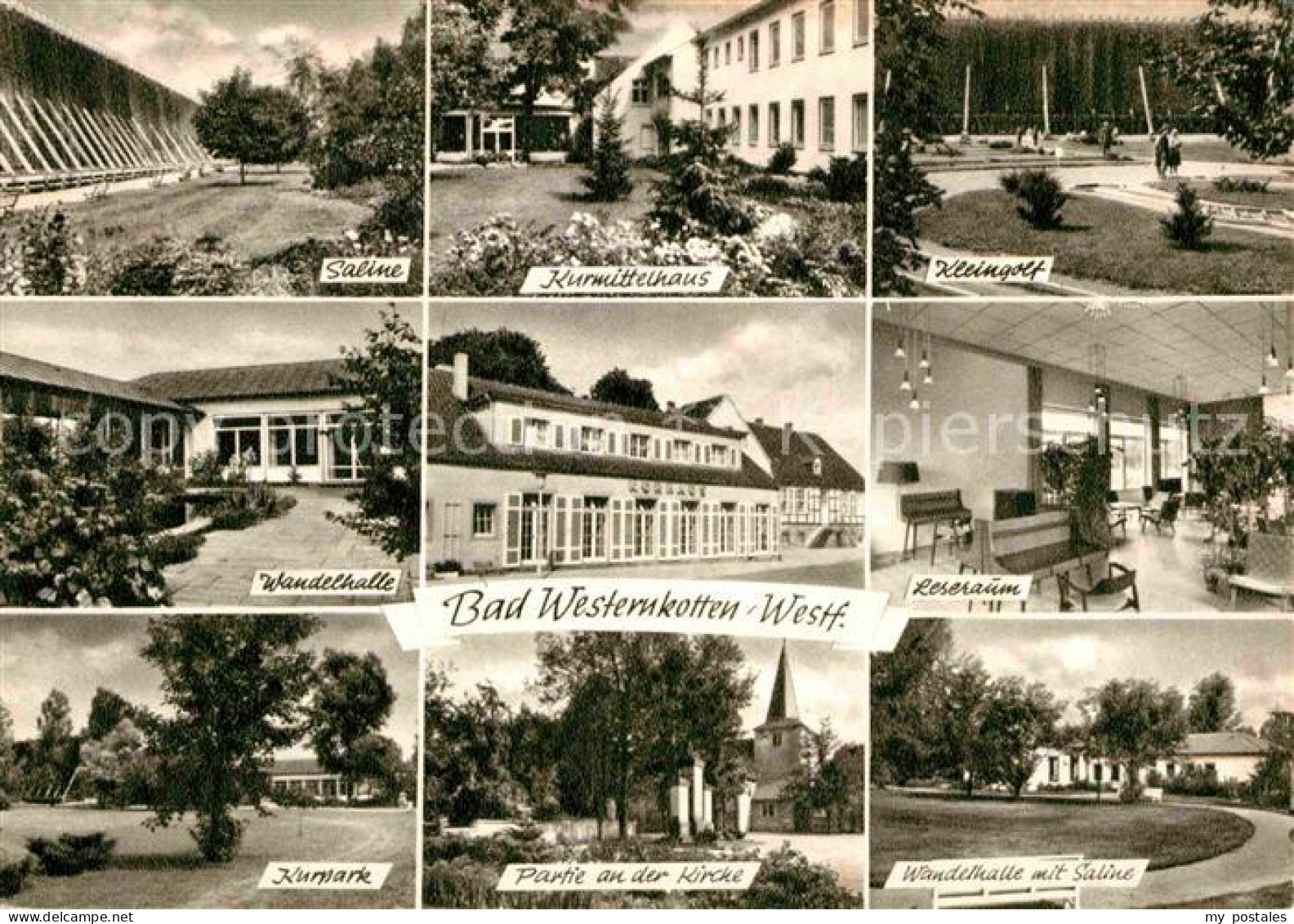 72796473 Bad Westernkotten Saline Kurmittelhaus Minigolf Wandelhalle Kurpark Bad - Andere & Zonder Classificatie