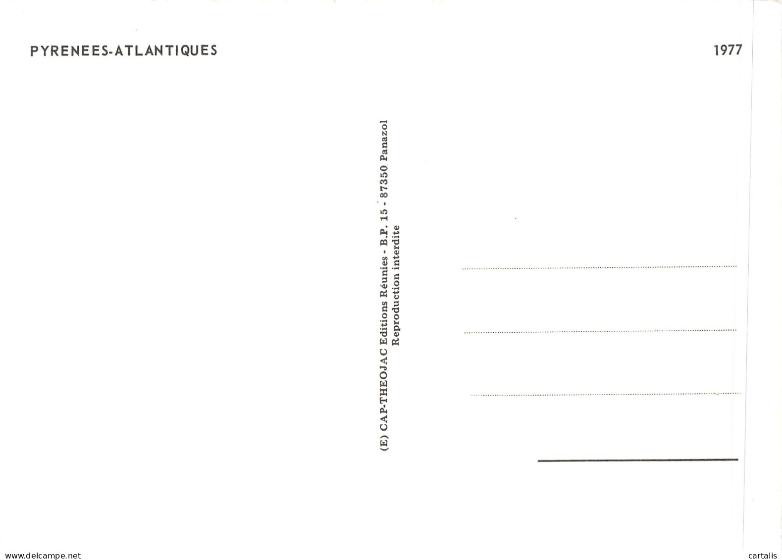 64-PYRENEES ATLANTIQUES-N°4177-B/0255 - Autres & Non Classés