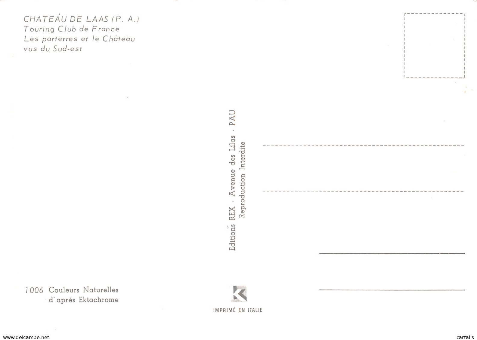 64-LAAS LE CHATEAU-N°4177-B/0203 - Other & Unclassified