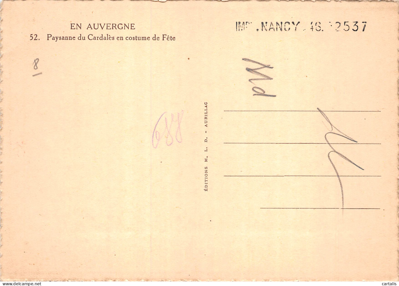 15-AUVERGNE PAYSANNE-N°4177-B/0175 - Andere & Zonder Classificatie