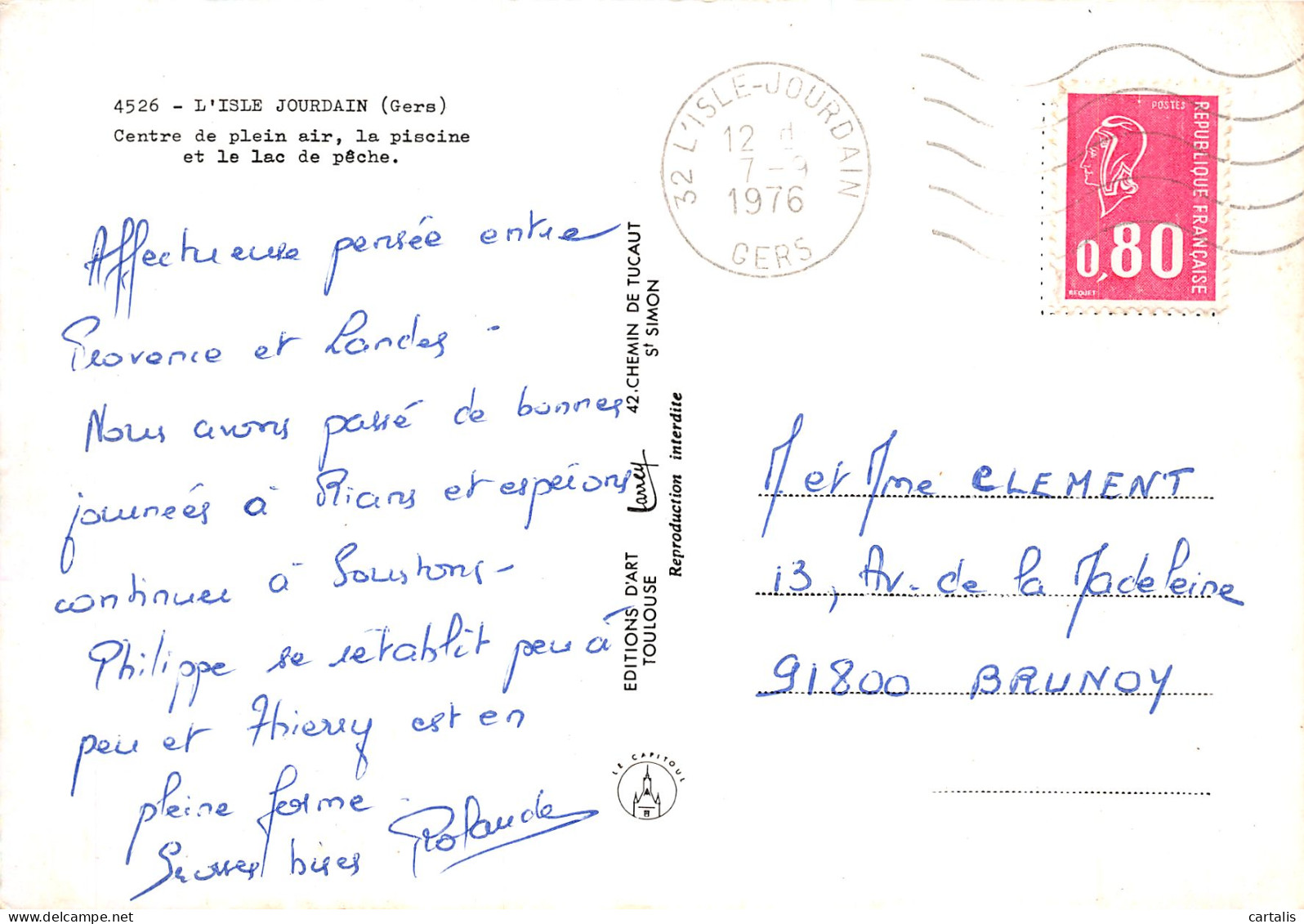 32-L ISLE JOURDAIN-N°4177-B/0139 - Other & Unclassified