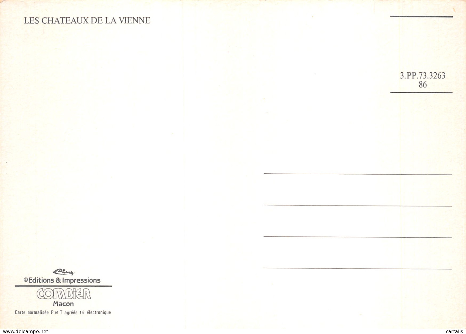 86-CHATEAUX DE LA VIENNE-N°4177-B/0103 - Autres & Non Classés