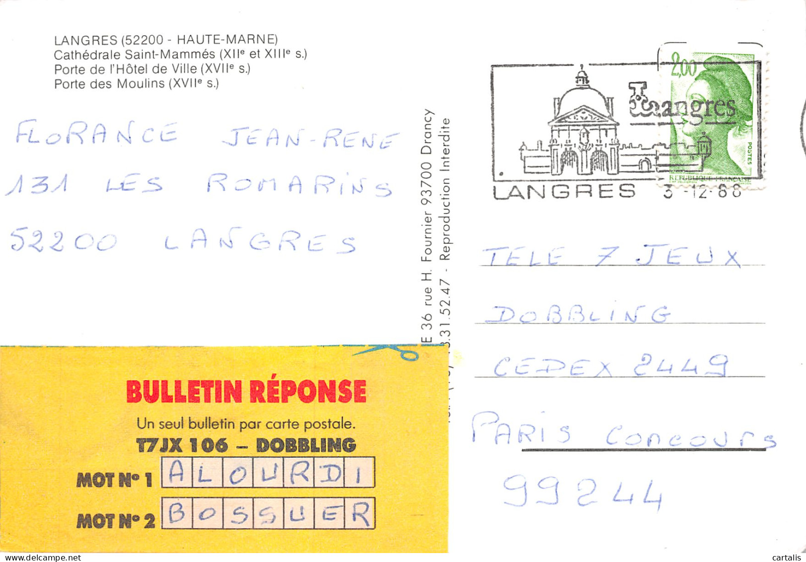 52-LANGRES-N°4177-B/0085 - Langres