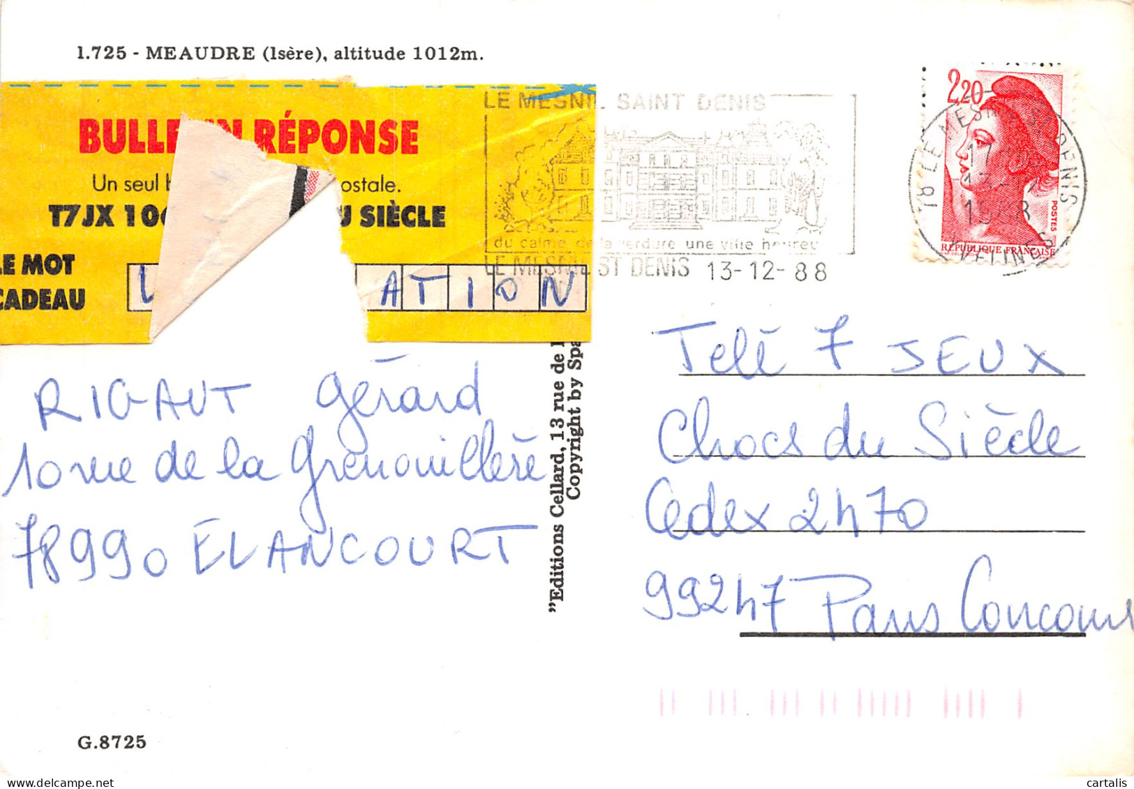 38-MEAUDRE-N°4177-B/0021 - Other & Unclassified