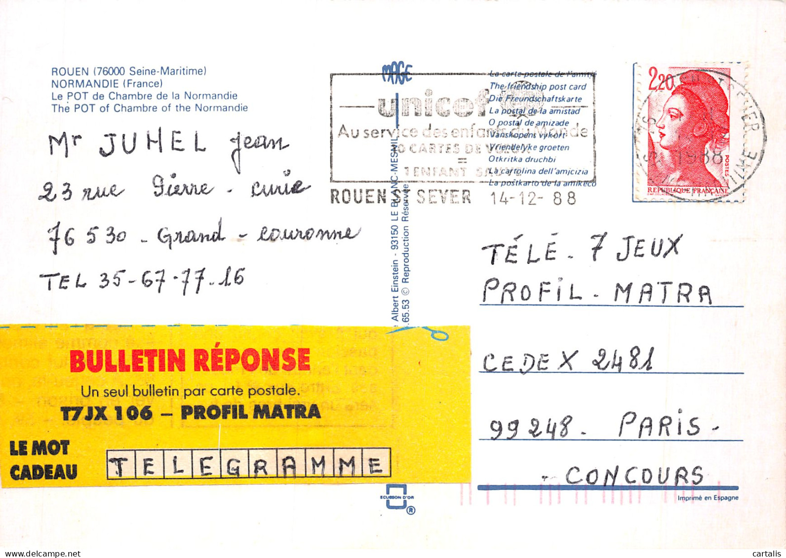 76-ROUEN -N°4177-A/0377 - Rouen