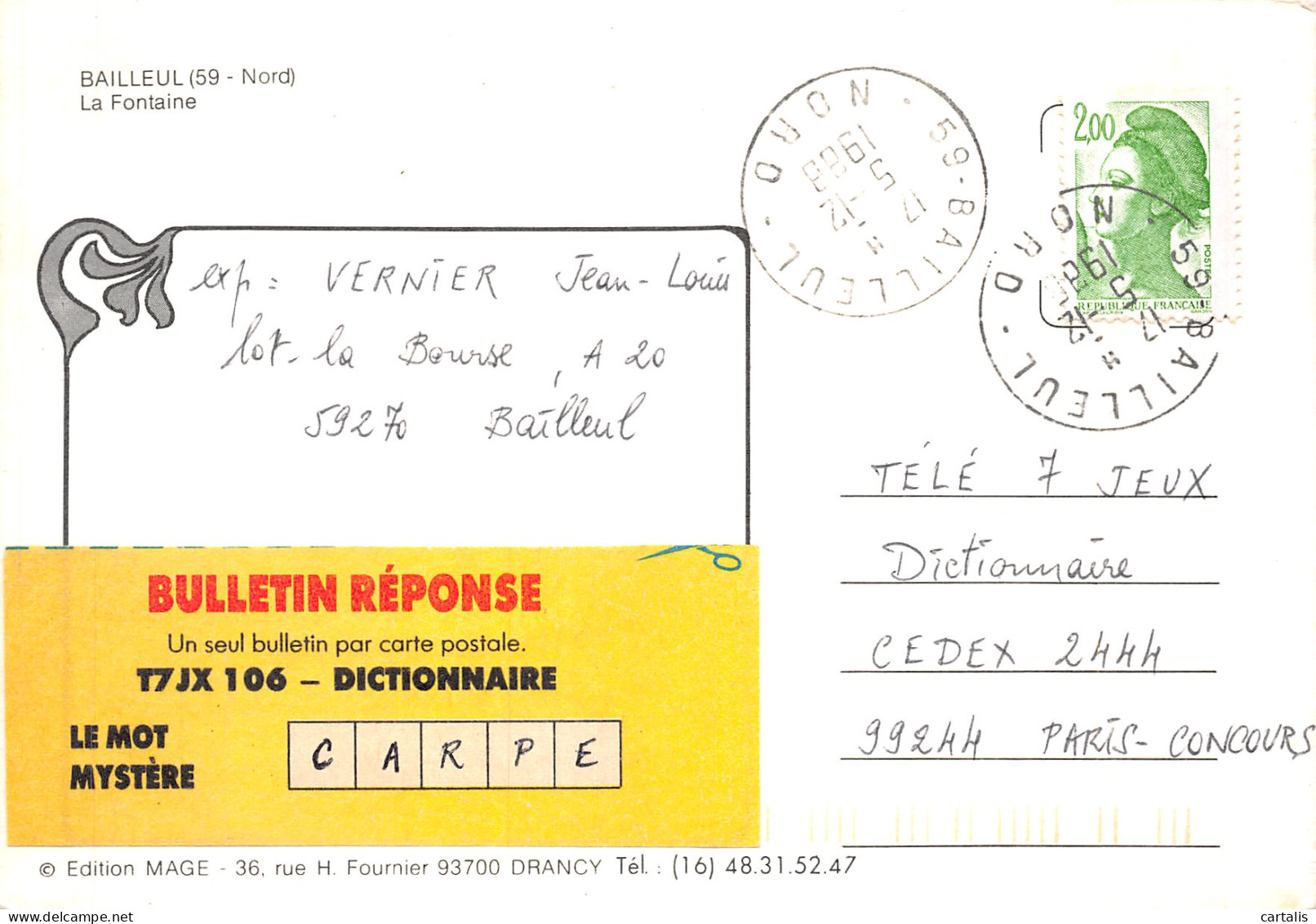 59-BAILLEUL-N°4177-A/0141 - Other & Unclassified