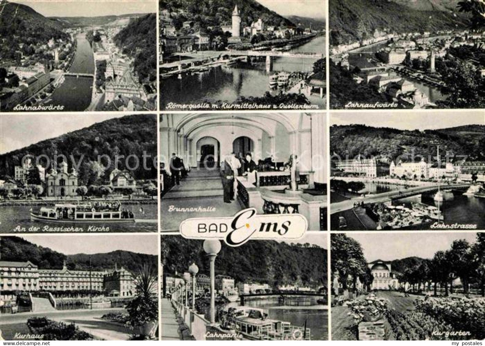 72796432 Bad Ems Lahnpartie Fliegeraufnahme Roemerquelle Kurmittelhaus Kurhaus   - Bad Ems