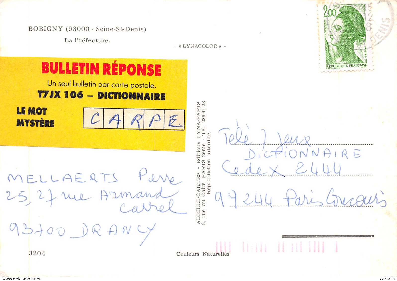 93-BOBIGNY-N°4177-A/0089 - Bobigny