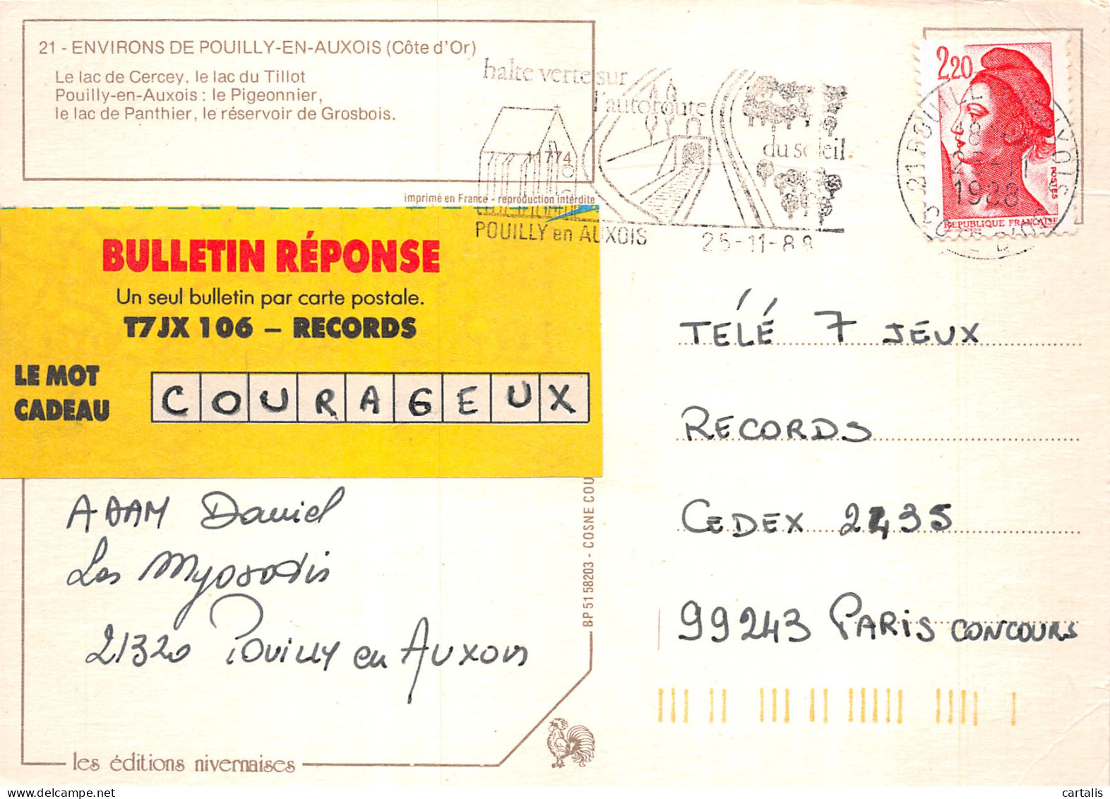 21-POUILLY EN AUXOIS-N°4177-A/0049 - Other & Unclassified