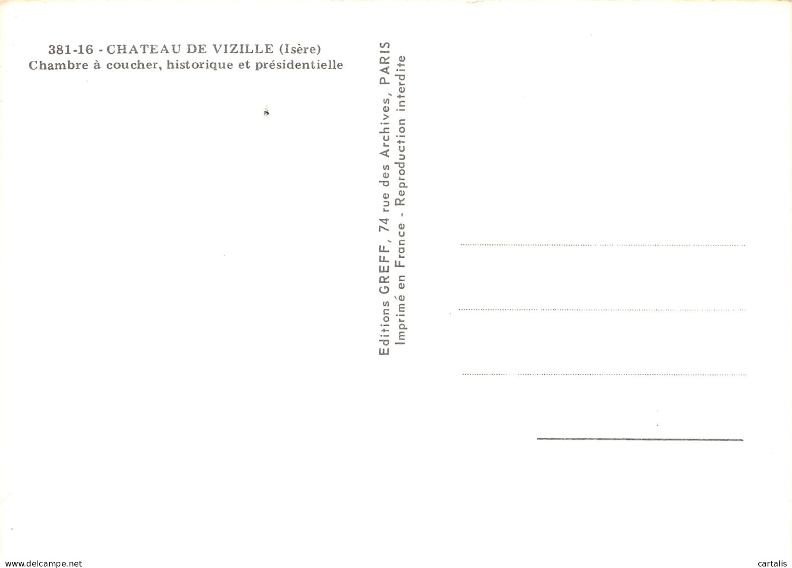 38-VIZILLE LE CHATEAU-N°4178-A/0251 - Vizille